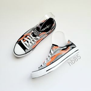 Converse CTAS OX 'Hybrid Camo' Ash Stone Bold Mandarin Mason Men's 10.5
